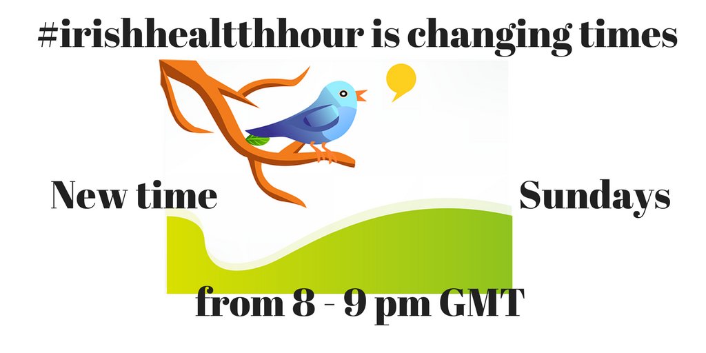 irishhealthhub's tweet photo. #irishhealthhour is changing times we will be on from 8 pm - 9 pm on Sundays from next weekend. https://t.co/CeTquhDITg