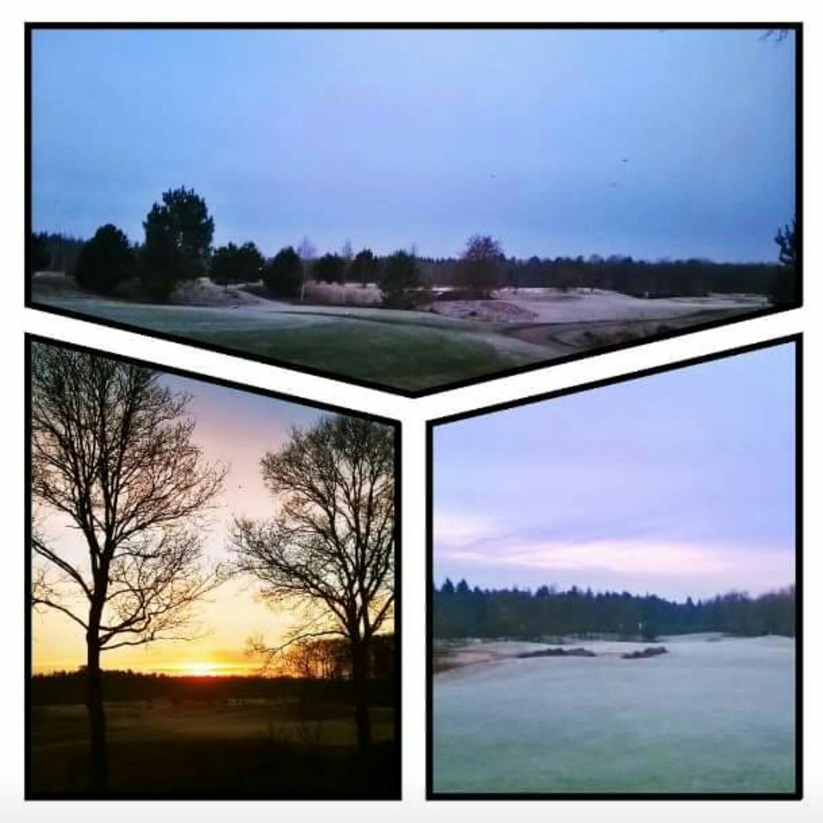 Vroege impressie van de golfbaan vandaag! Even uitwaaien en frisse moed voor carnaval? Lekker golfen!! #golf #genieten