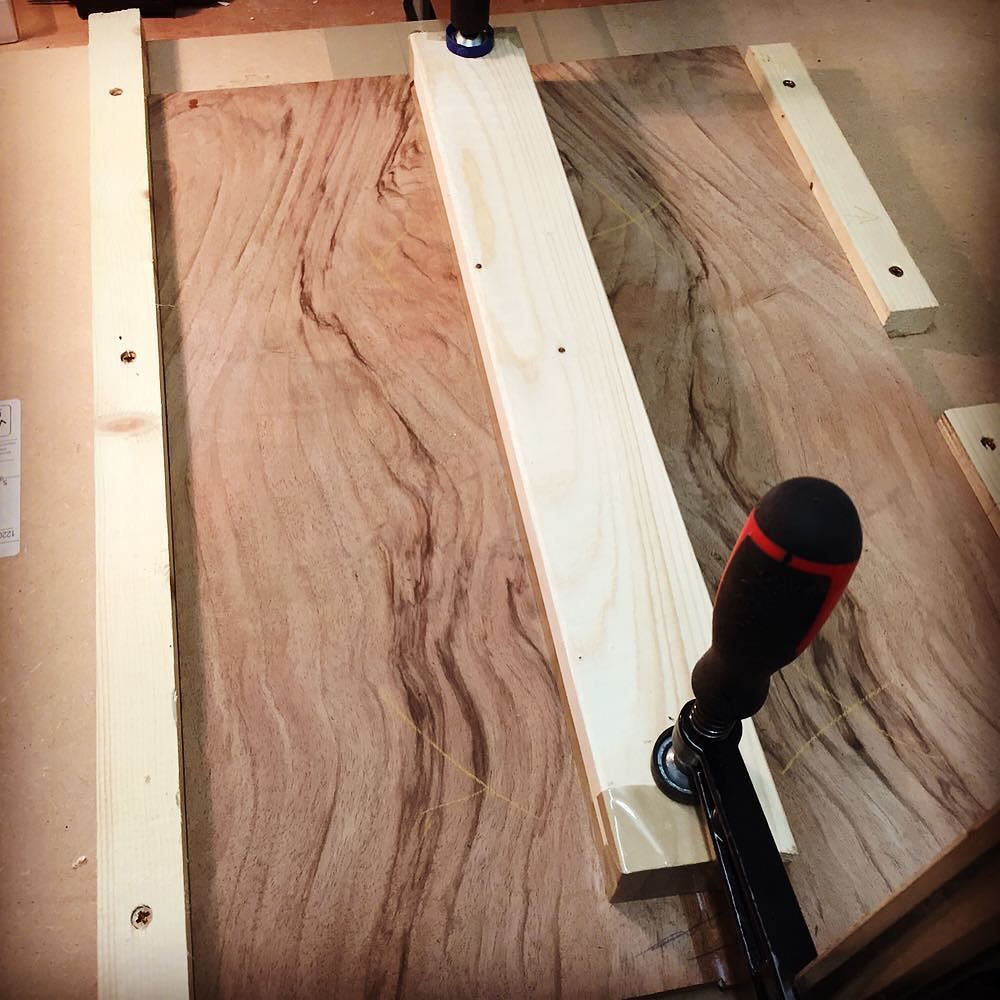 dolancguitars's tweet photo. Gluing up this lovely walnut top for a future guitar or bass. #dolancustomguitars #customg… https://t.co/ycEYtJIGmL https://t.co/jd5GdwrSYM