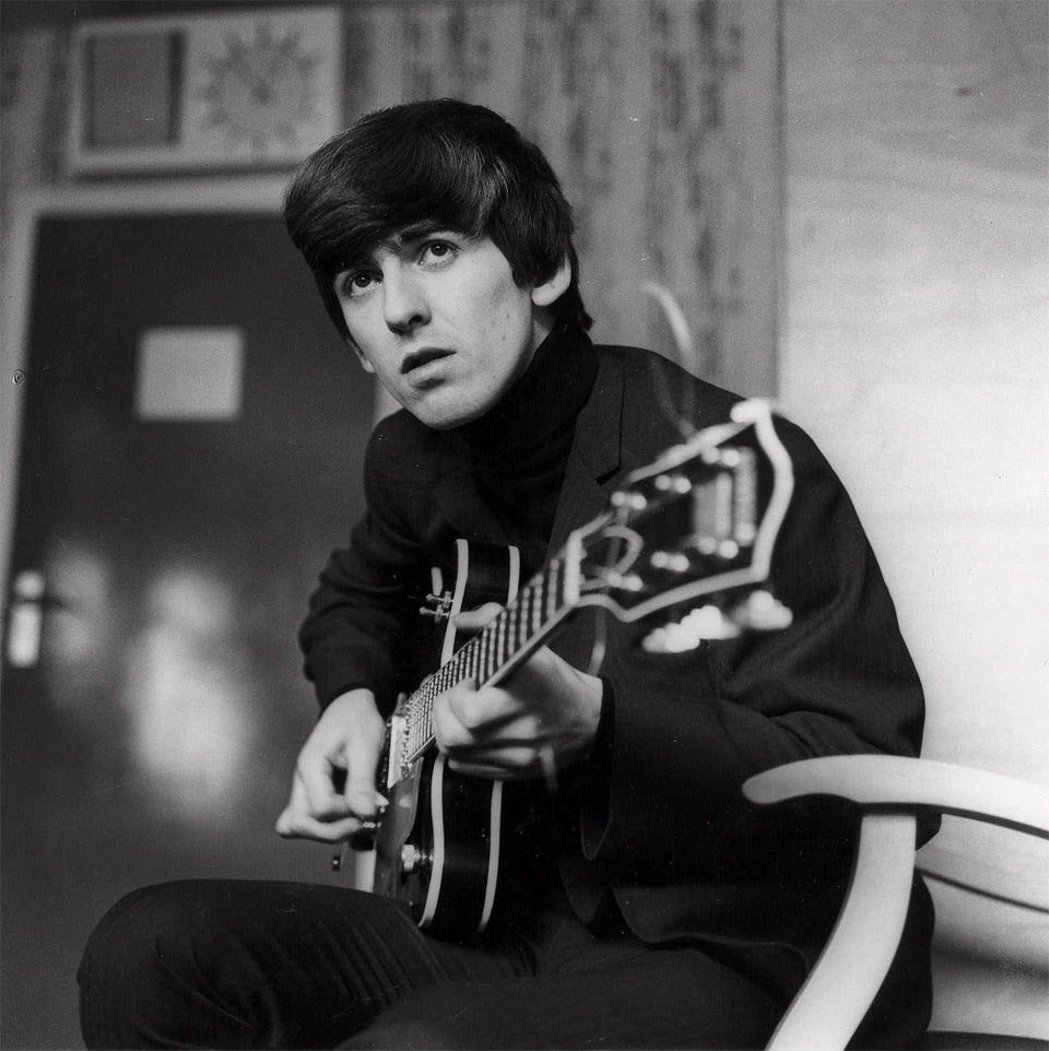 Happy birthday to the well missed george harrison, love you always x 