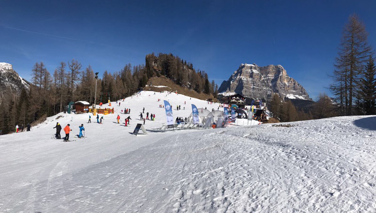 #buonsabato sole e neve!