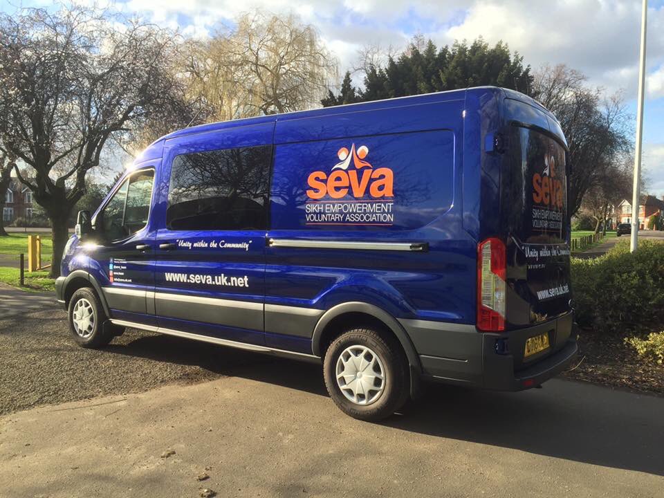 seva_team's tweet photo. Look out for the #SEVA van out spreading love and #GuruNanaksMission, remember to give us a #beep of encouragement #unitywithinthecommunity https://t.co/e9yvdDyY7T