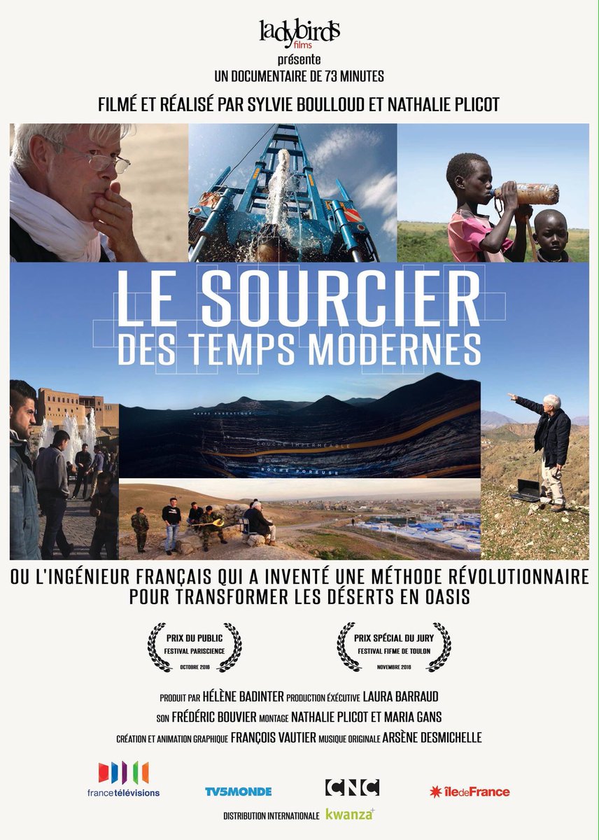 ValEliott's tweet image. A ne pas manquer, le 22 mars sur @France5tv #sourcier des temps modernes! L&apos;eau, enjeu essentiel ! #fiere #nathalieplicot @LadybirdsFilms