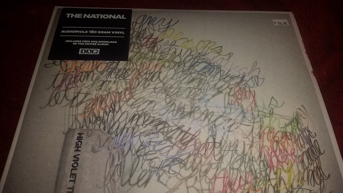 StngRay27's tweet photo. @The_National Picked this beauty up tonight! https://t.co/nCxYjPaXp5