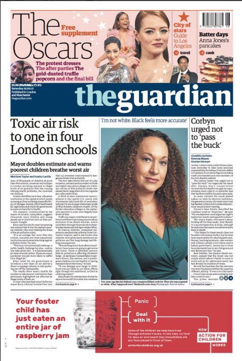 As Mayor, I want London to be the envy of the world in relation to better air quality. More about my plans <a href="/guardian/">The Guardian</a> theguardian.com/uk-news/2017/f…