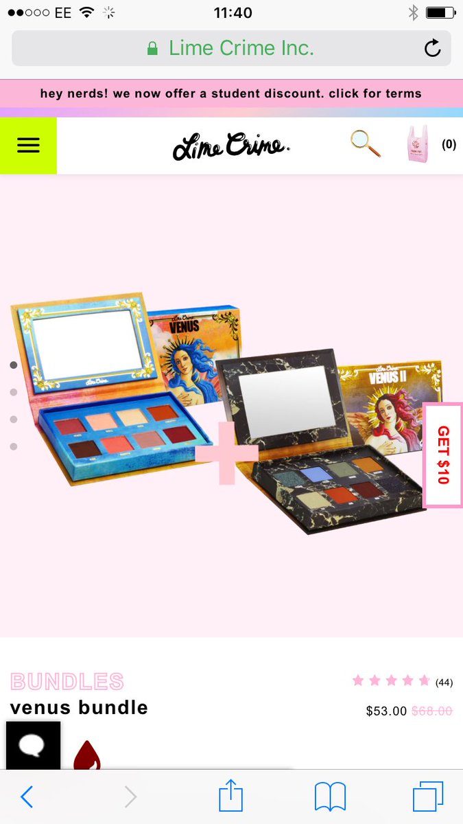 BesombesSharon's tweet photo. So excited! Just ordered these two pallets for the salon @Spoiltatsmiths @limecrime #makeupforunicorns π¦ https://t.co/VGg3idl3bJ
