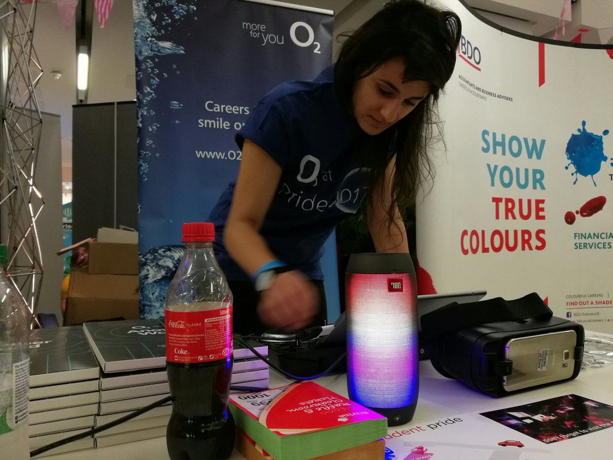 Dj betty belting out tunes here at #StudentPride #o2pride #o2 #o2manchestermarketst