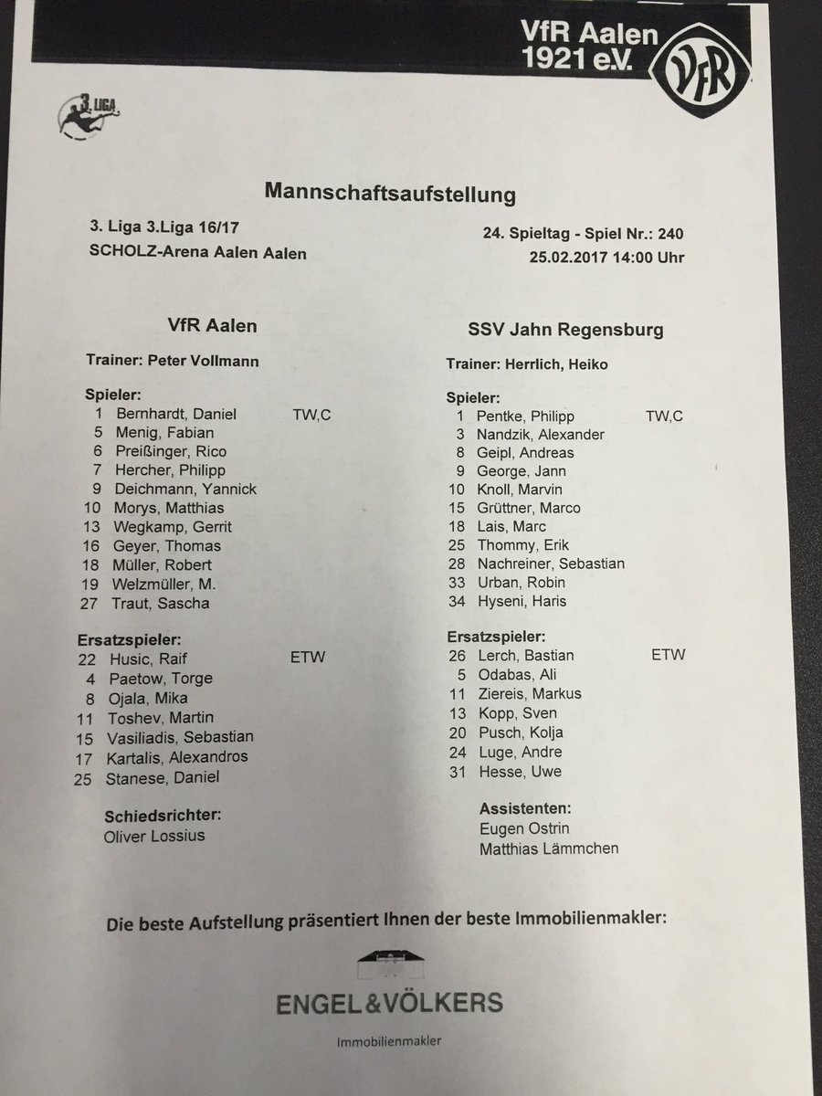 VfRAalen1921's tweet photo. Die Spannung steigt! 💪🏻⚫️⚪️ #VfRSSV @DFB_3Liga #immerweiternachvorn https://t.co/SWTuYdnRLL