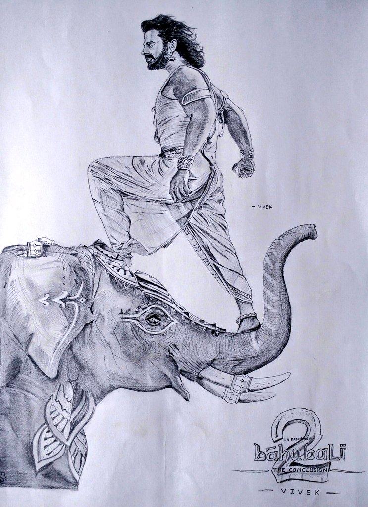 17 BAHUBALI 2 PENCIL SKETCH IMAGES * Sketch