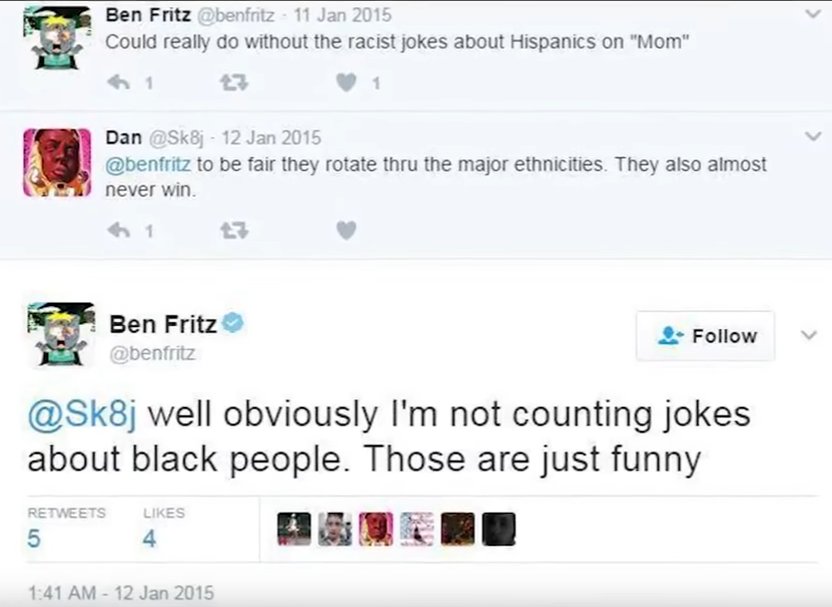 EllieBreton's tweet photo. @VSAPartners @CMEGroup @adforum @AmericanExpress @WSJ fire @benfritz | the racism sponsored by @adforum 😡 https://t.co/KfqvZL0m03