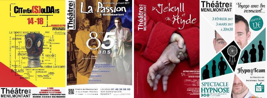 Une soirée au théâtre en mars? #theatre #spectacles menilmontant.info