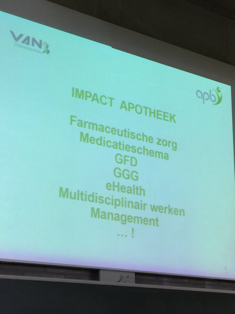 hilde_deneyer's tweet photo. #VFSO #maatschappelijke tendenzen en impact op de apotheek #APB #VAN https://t.co/SkRNrNYMS9