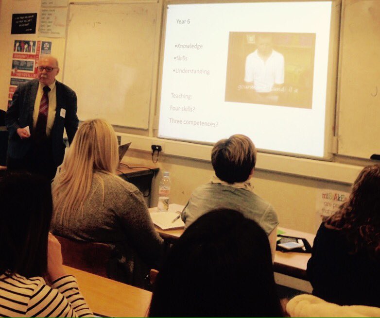 MadameWhite2017's tweet photo. Jim McElwee on progression - great lesson ideas to build on prior learning and try out this term! #ALLaboardSW https://t.co/3eJRkTTB3c