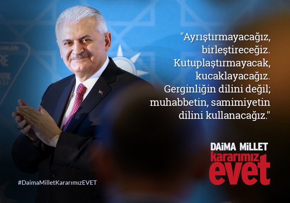 BA_Yildirim's tweet photo. "81 vilayetimizde milletimizin karşısına çıkacak, milletimizle gönül diliyle konuşacağız." https://t.co/BQHJnTaHuG