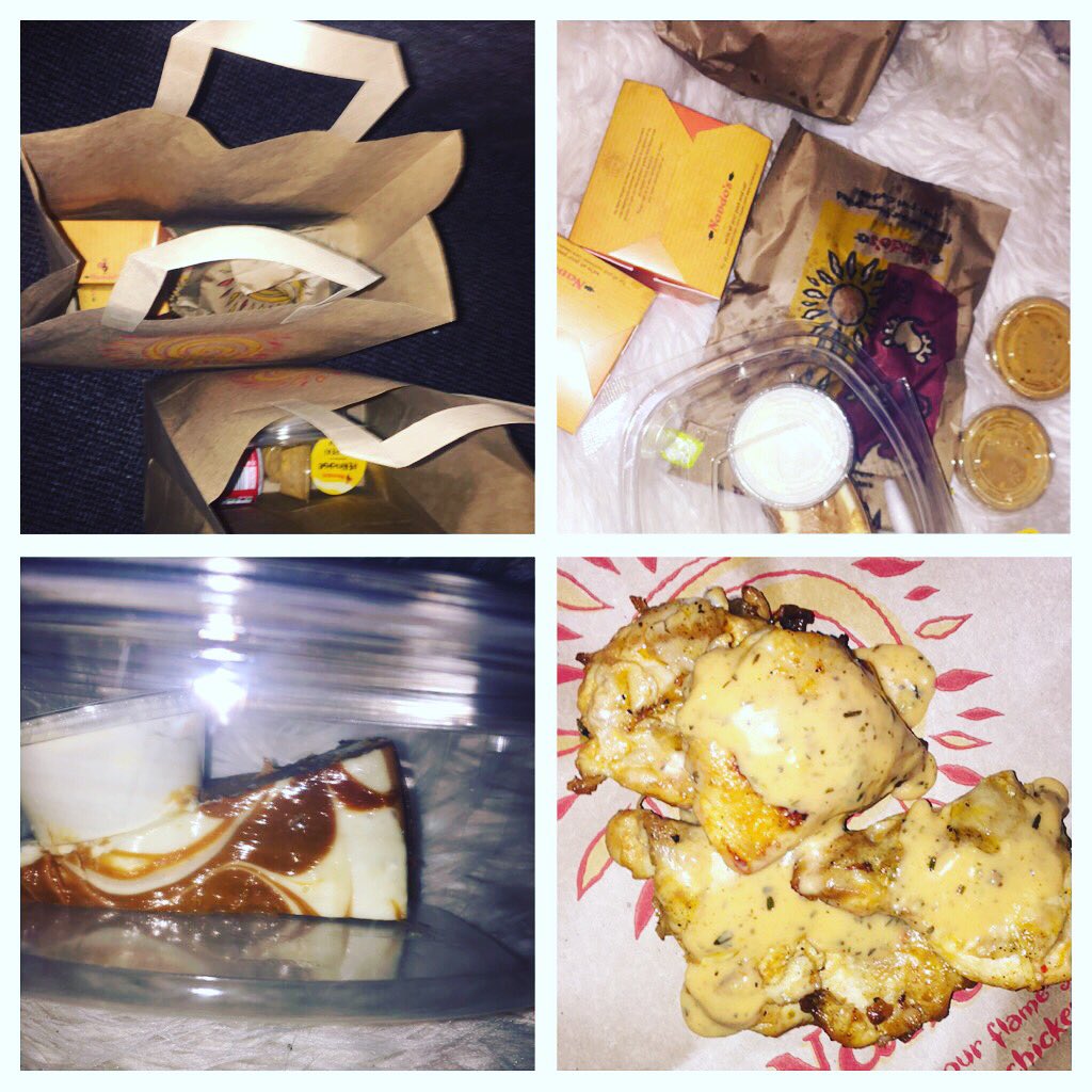 RGPxxxx's tweet image. So yesterday my dream came true getting NANDOS delivered!!!!!😱literal HEAVEN for everyone asking me the site that delivers is @FastFood2Me 😍