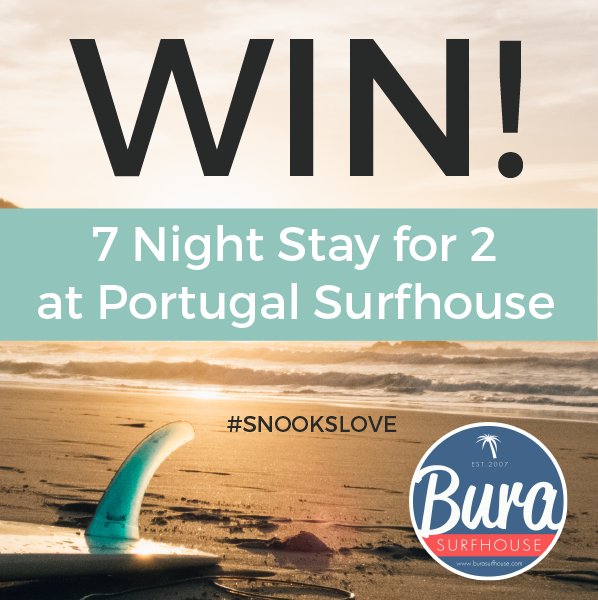 thesnooksgirls's tweet image. 'WIN! 7 night stay for 2 at @buratravel #Portugal #Surfhouse  goo.gl/18FYzp follow link in bio to enter! #snooksantics