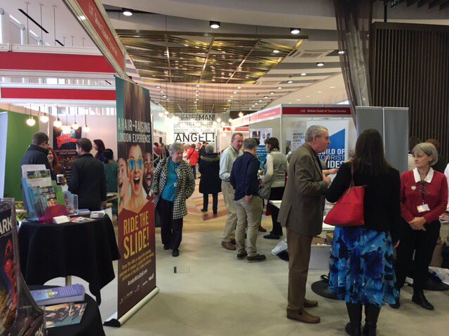 LSToursInfo's tweet photo. A few shots from today's @GO_TravelShow @LondonStadium so great to have so many visitors take the #stadiumtour making it our busiest yet!! https://t.co/lsNuqBvFDQ