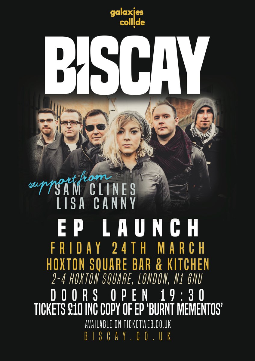 EP Launch event with support from Sam Clines and Lisa Canny @HoxtonSquareBar #hoxton #londonlivemusic #livemusic