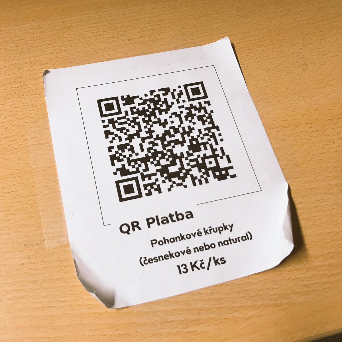 QRPlatba's tweet photo. Je libo lepší kávičku nebo pohankové křupky? QR Platba vše zařídí! :-) Zachyceno v @MONETAMoney Bank. #payments #innovation https://t.co/VK8aGiDm7J