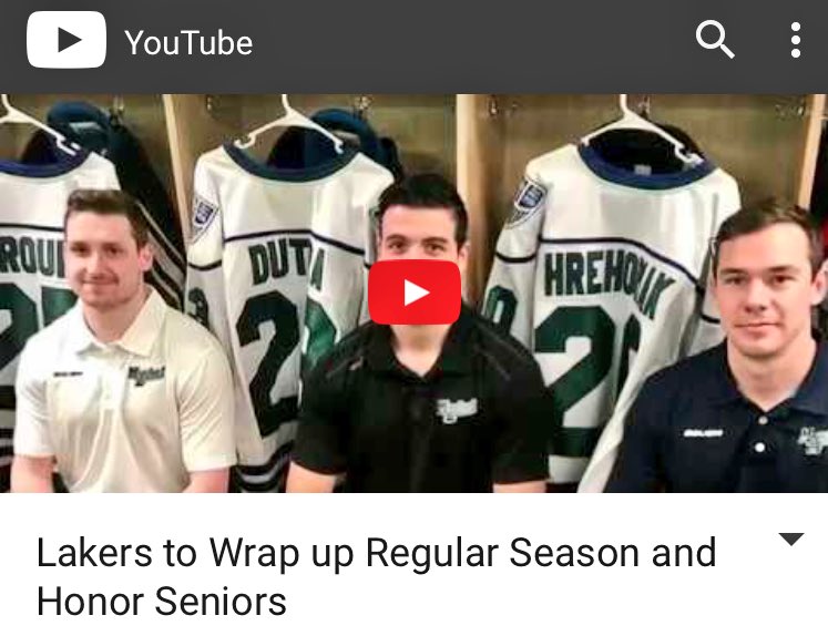 HurstMHockey's tweet image. The Lakers Honor 3 Seniors Tonight. #SeniorVideo #ThankYou youtu.be/JvTY7fSl87o