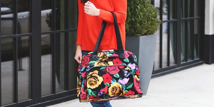 vera bradley go anywhere carry on