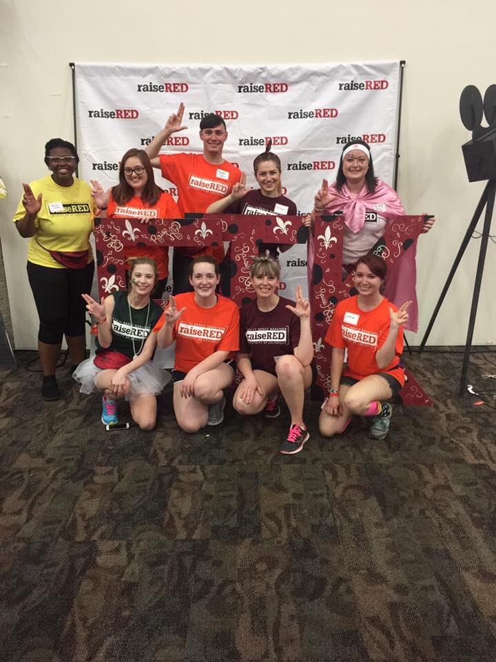 kidblanket's tweet photo. Made it the whole 18 hours and rose red for those amazing, inspiring kids. @raiseRED_UofL #FTK #L1CForTheKids ❤️ https://t.co/0dWrb0VU8Z