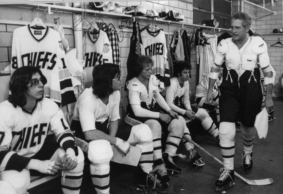 NBCSportsHockey's tweet photo. On this day, 40 years ago, Slap Shot was released! #SlapShot40 https://t.co/y0SJ4vFQDi