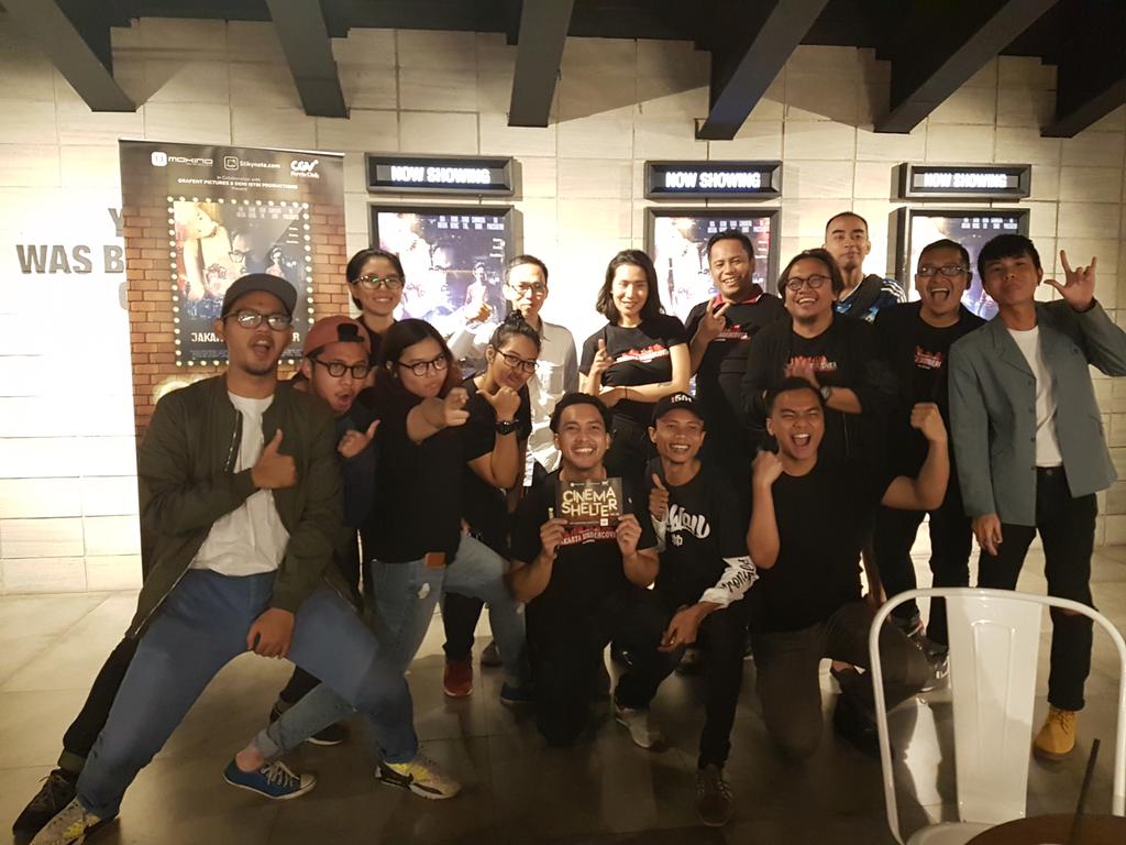 Terima Kasih untuk tim <a href="/stikynote_id/">stikynote.com</a> &amp; <a href="/CGVMovieClub/">CGV Movie Club</a> di #CinemaShelter2 Nobar &amp; Sharing Session with Cast &amp; Crew @MKJUCmovie 📽🍿