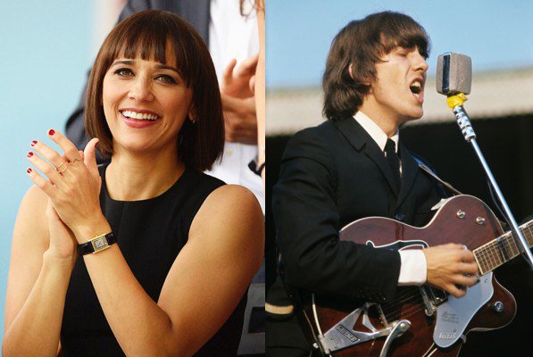 February 25: Happy Birthday Rashida Jones and George Harrison  