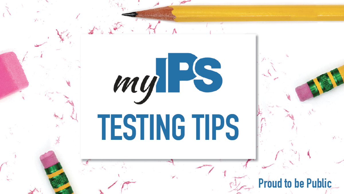 IPSSchools's tweet photo. Testing tip: stay calm. If stuck, reread the question & if it's still unclear, circle it & move on–you can come back to it later! #ISTEPprep https://t.co/r1CaFSwwEJ