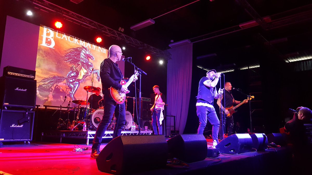 Blackmayne at Brofest. Harmony guitars sounding good.