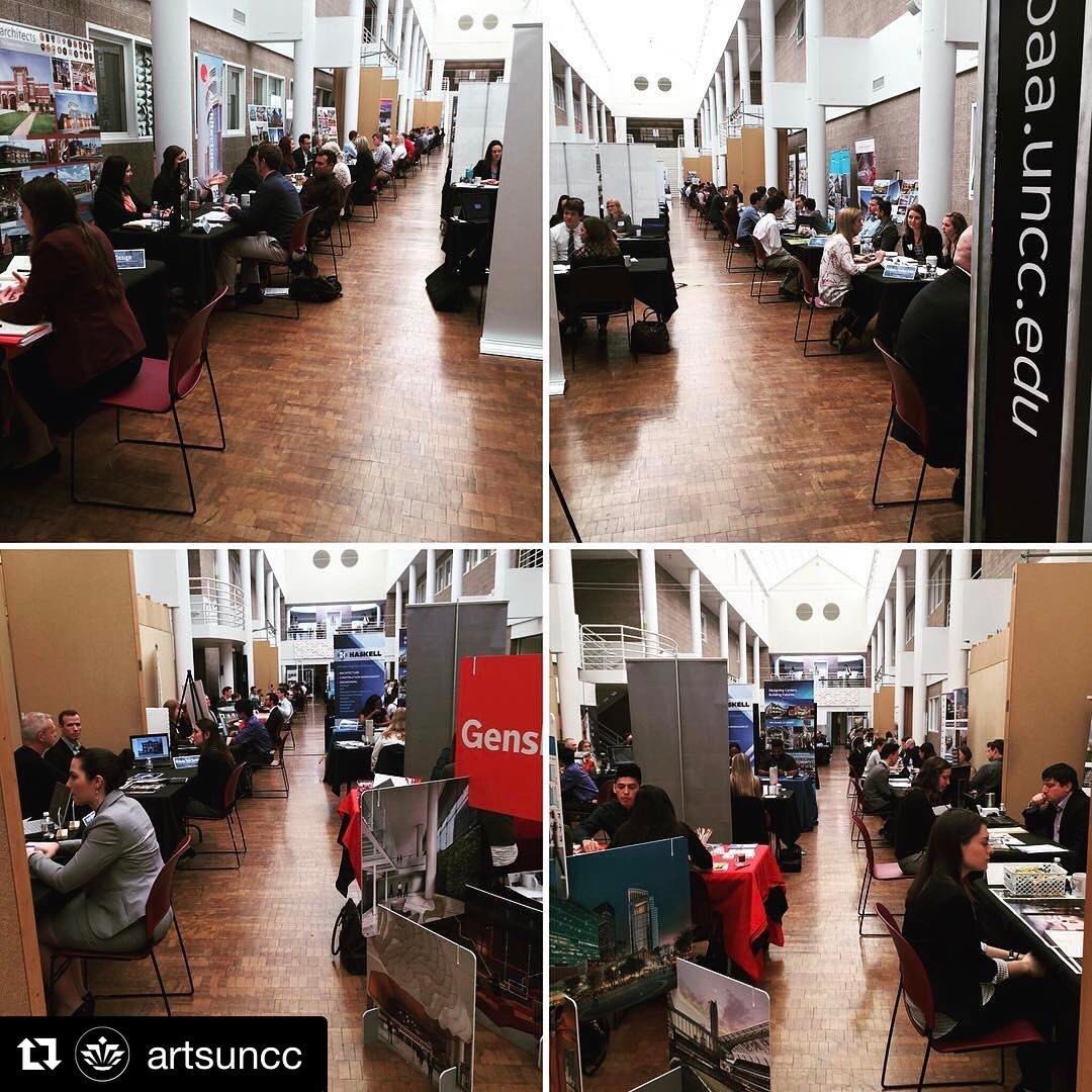 Members of our team attended the <a href="/ArtsUNCC/">John Saxson</a> Career Expo on Friday. What an inspiration to meet with such great &amp; upcoming talent! #uncc