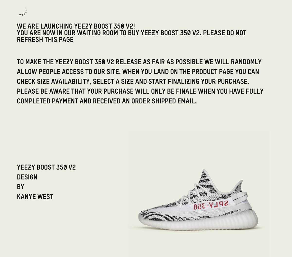 how to get past waiting room yeezy