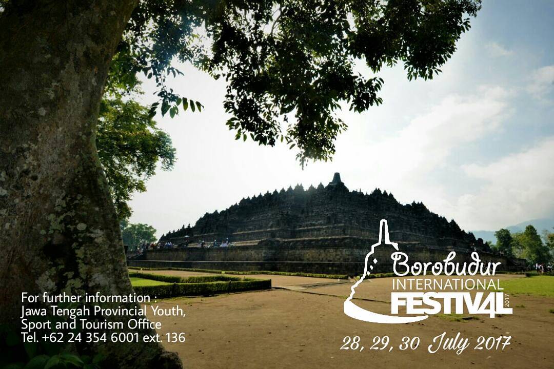 Save the date!! Borobudur International Festival 28,29,30 July 2017
Info: +62 24 354 6001 Ext.136

#PesonaIndonesia