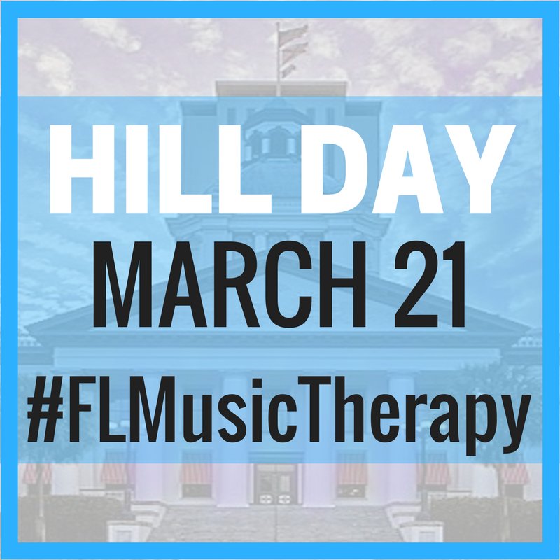 FLMTTaskForce's tweet image. Save the date! Join us in Tallahassee for Hill Day on Tuesday, March21st! Check FB for more information. #flmusictherapy