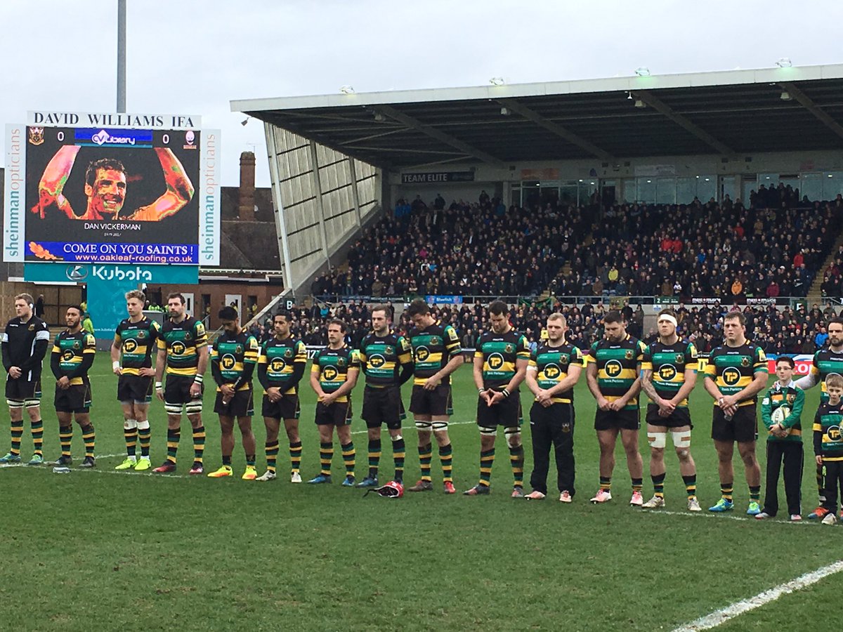 Thanks to everyone for your atmospheric min's silence to remember Dan Vickerman