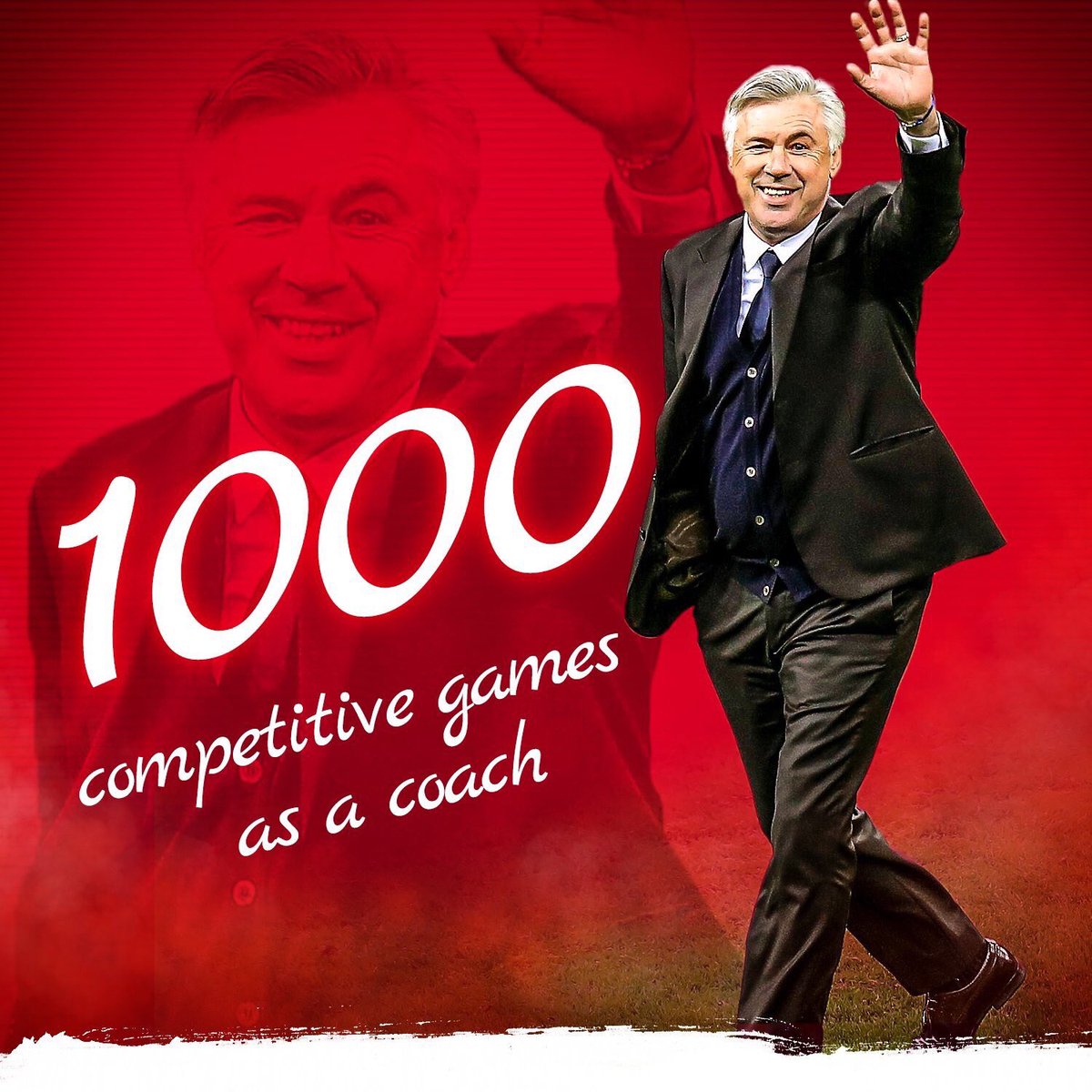 Be__Football's tweet photo. 📊 Carlo Ancelotti dispute actuellement son 1000ème match en tant qu'entraîneur https://t.co/re2QUAF6FL