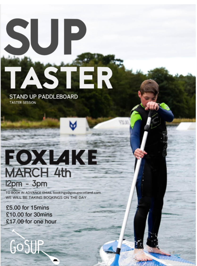 We will be at <a href="/FoxlakeScotland/">Foxlake Adventures</a> offering taster sessions Saturday 4th of March, get yourselves along folks! 12-3, pre book or turn up on day!