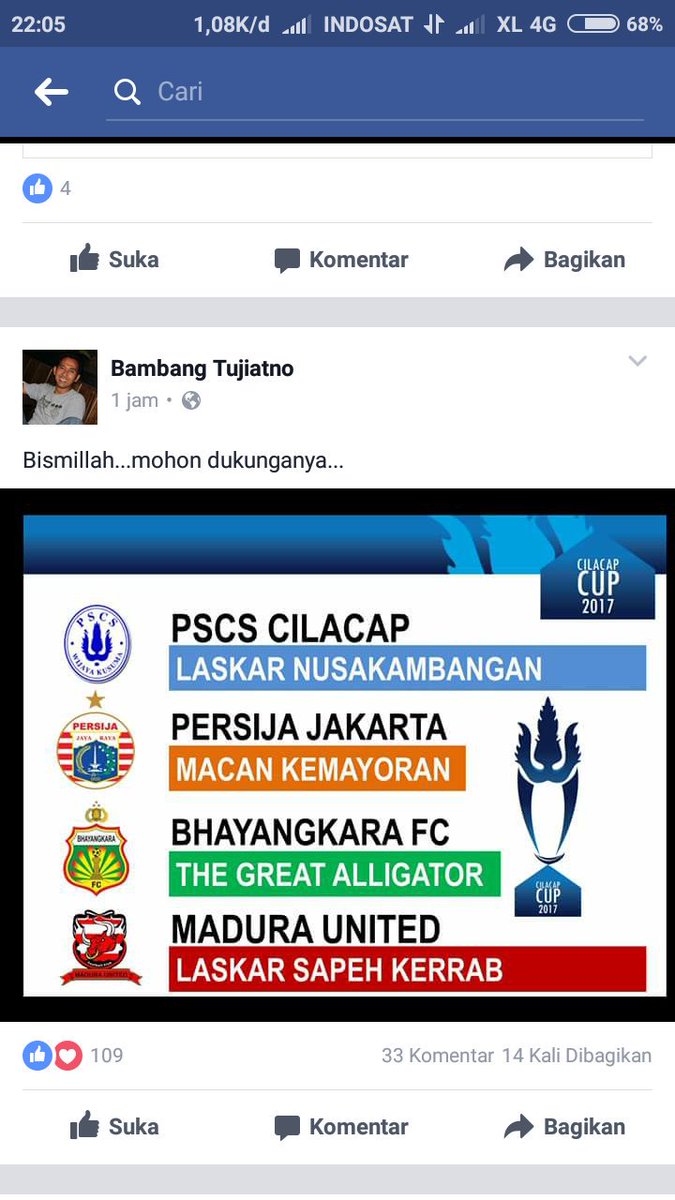 Info dari pak Manajer.  Kemungkinan Bulan Maret.  Semoga beneran #PSCSDAY #CILACAPCUP