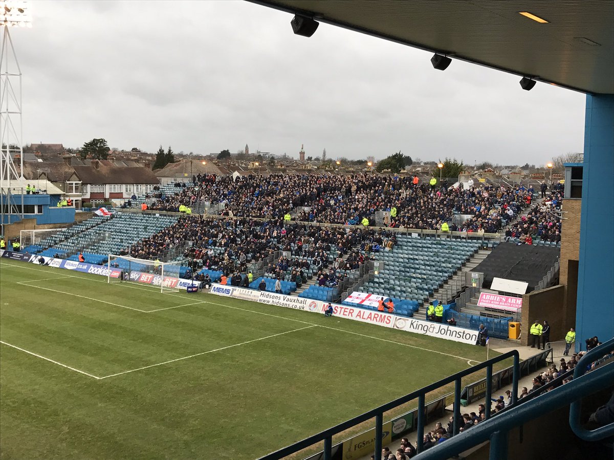 Southend United at Gillingham today #Southendunited #SUFC