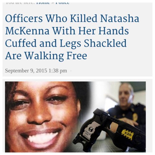 NOVACopBlock's tweet photo. Just over 2 yrs since #NatashaMcKenna was brutally tased to death. No charges,  lawsuit pending, 1 more death by @fairfaxsheriff goon squad https://t.co/UHYBUNipVM