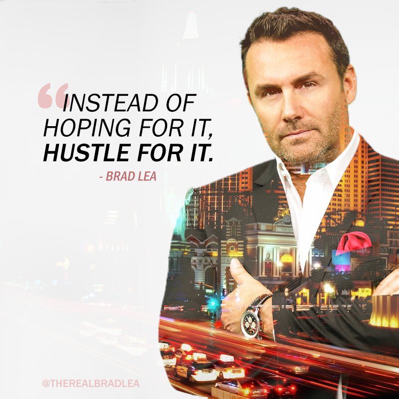 TheRealBradLea's tweet photo. There are a lot of so-called "secrets of success"... but the only secret I have found is that you have to HUSTLE for it!
#SaturdayMorning https://t.co/gvqh11GTRl