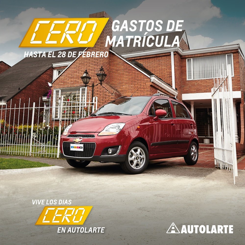 ¡Olvídate de los gastos de matrícula! ¡Los días Cero en Autolarte llegaron! ¡Ven ya a nuestras vitrinas! bit.ly/plan-matriz