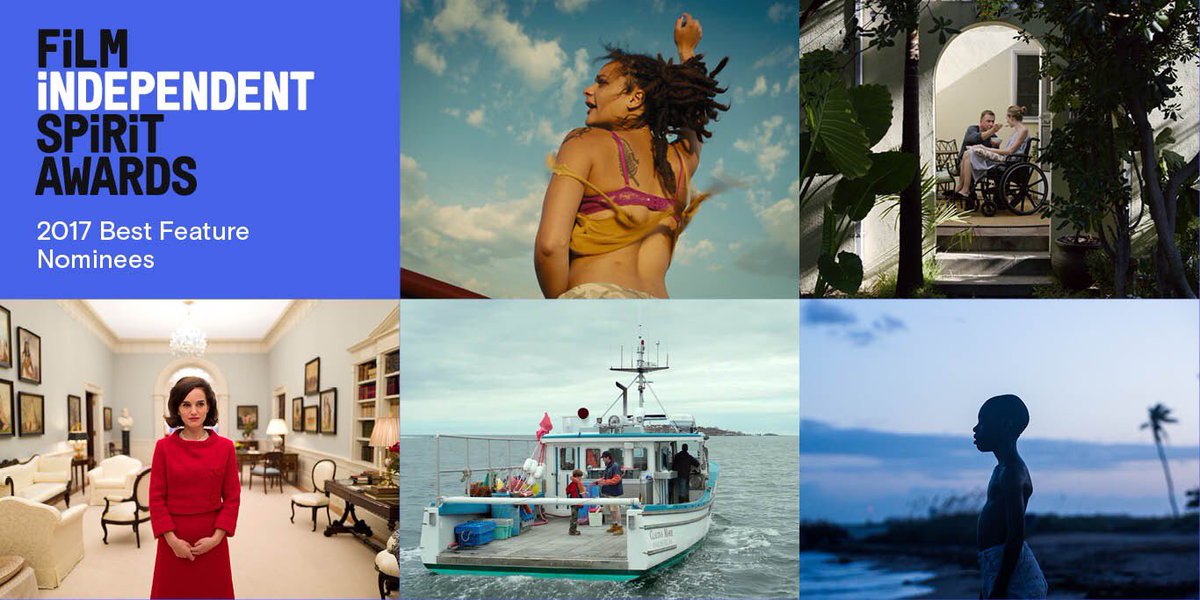 oneweekfilmcast's tweet photo. The #SpiritAwards are today! Good luck to The Fits, Spa Night, Aquarius, Chronic, Swiss Army Man &amp; more! https://t.co/Z8Yjk7zaad