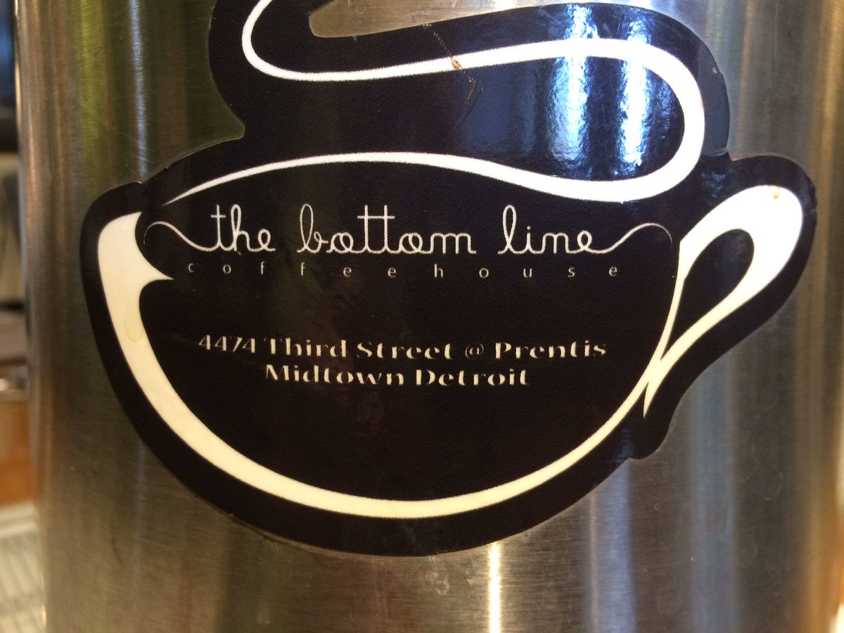Stop by for a hot cup of coffee complements of The Bottom Line Coffee House #
