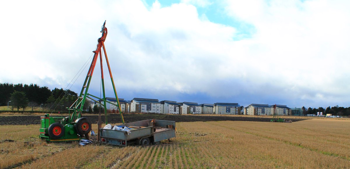 Brian_R_Thomson's tweet photo. Momentum building in working towards delivering a new #MadrasCollege . Drilling rigs for site investigation at Langlands site. #StAndrews https://t.co/0hPbUDAvNx