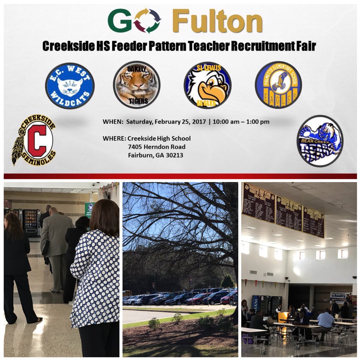 amills4's tweet photo. Finding #TopTalent for our @FultonCoSchools teams means thinking differently! #FultonFirstLook @JeffRoseSupt @DaraJonesWilson @fultonslc https://t.co/F1QtfCgkz8
