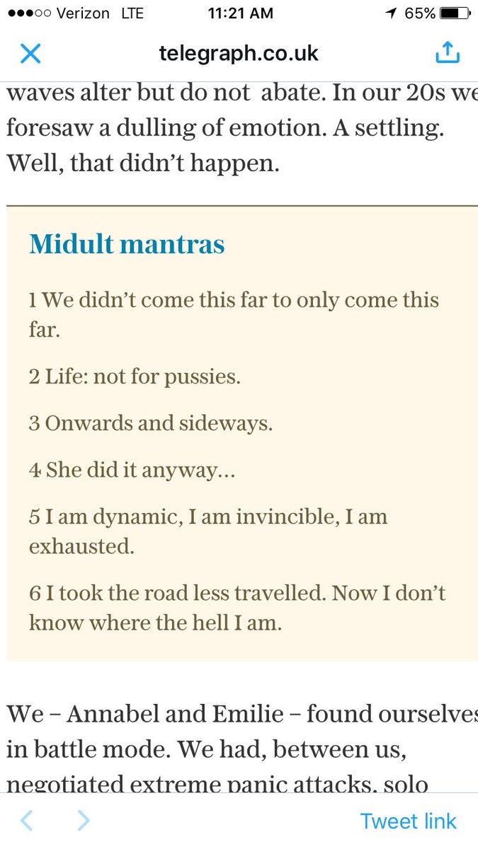 brooke's tweet photo. One of my favorite mantras from @themidult #shediditanyway cc @AnnabelRivkin https://t.co/FRDq5hIf4w