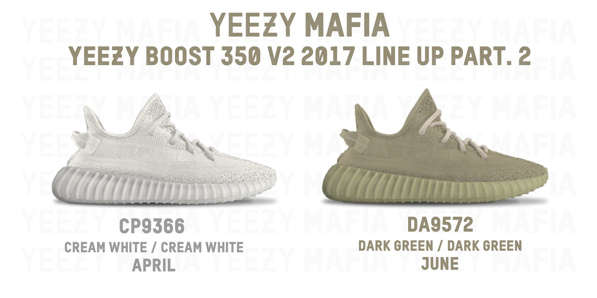 yeezy line up