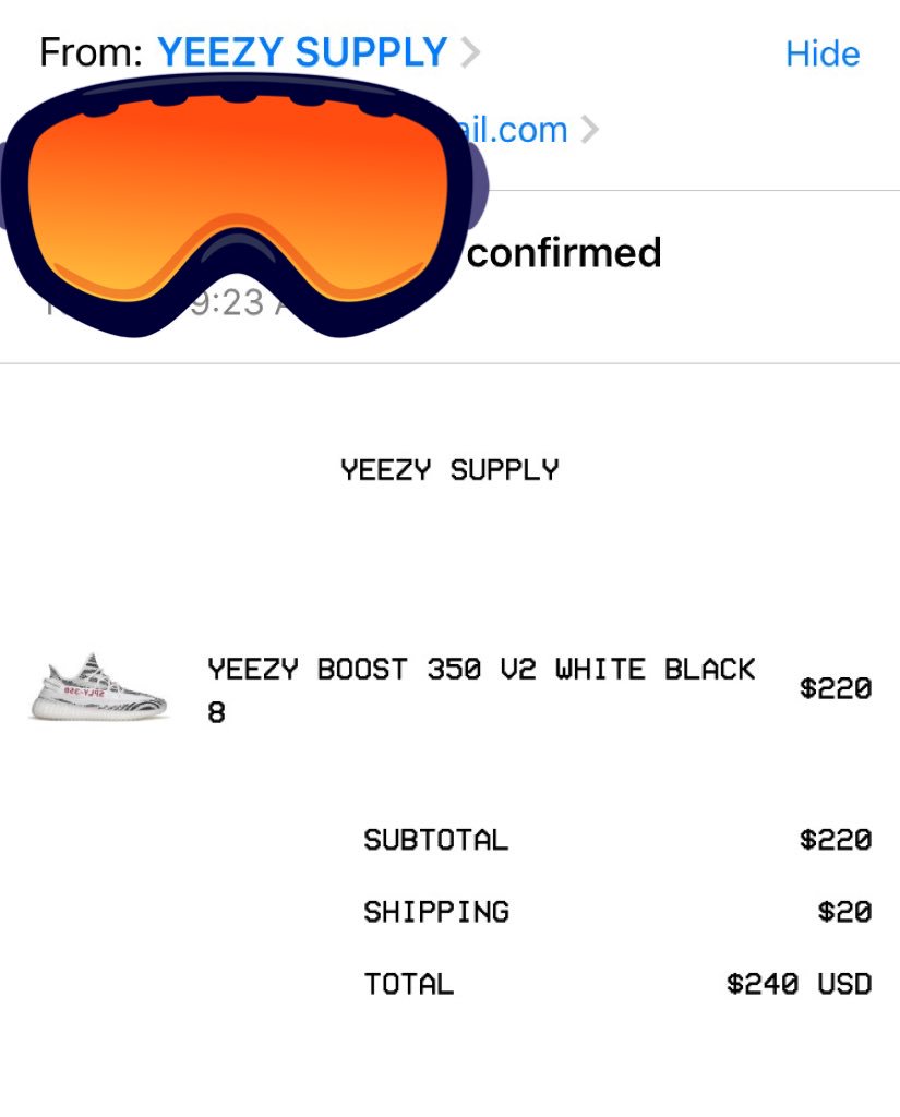mikesanchez9002's tweet photo. thanks 2 @ANB_AIO and thanks 2 mentor @SneakerCooker and s/o to @brendan__d for proxies wish I had more checkouts but happy with 1!!! https://t.co/uFHGo2XXKu